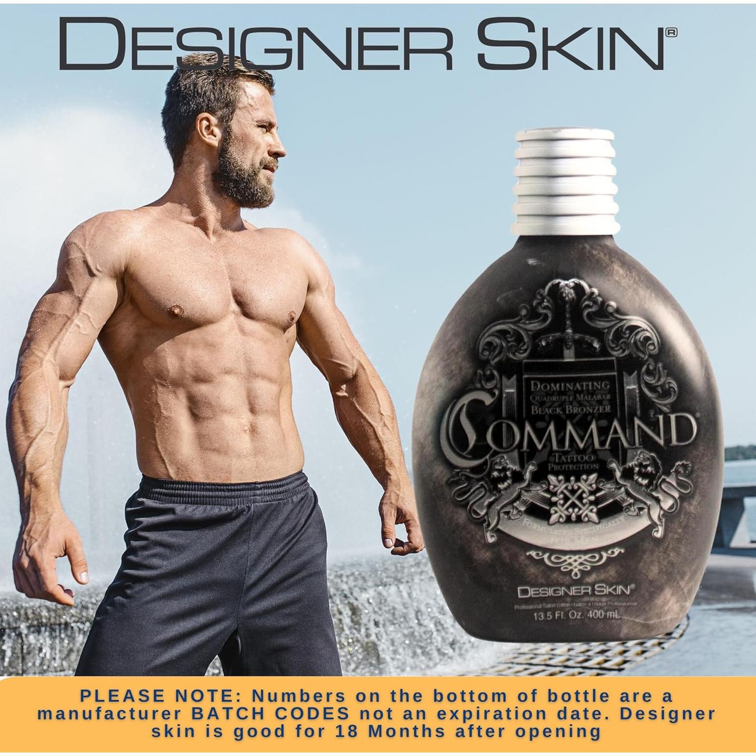 Lotion Bronceadora Command Designer Skin 400ml Hidratante