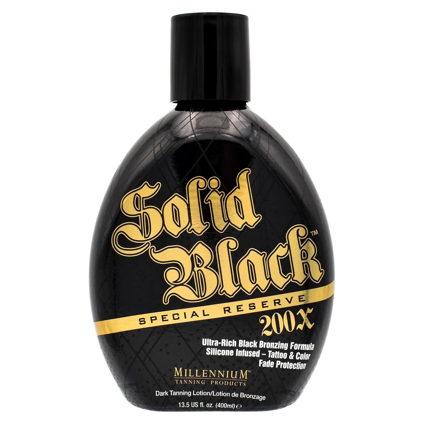 Loción Bronceadora Millennium Tanning Solid Black 200X 382g