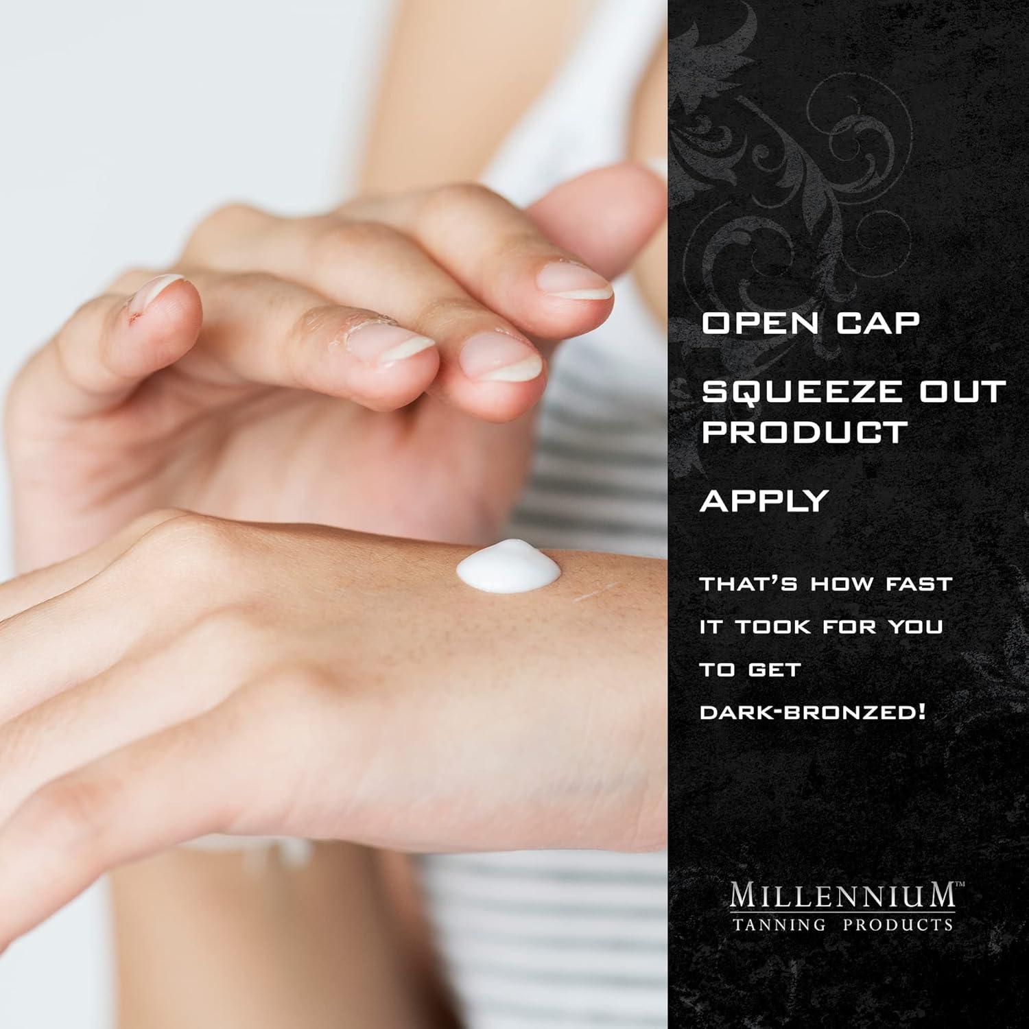 Loción Bronceadora Millennium Tanning Pintalo Negro 50X 382.7g