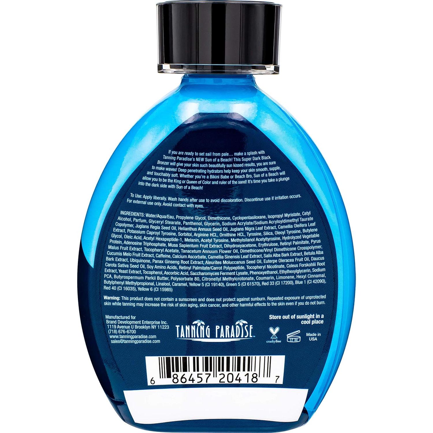 Bronceador Instantáneo Negro Paraíso del Bronceado 382.7g