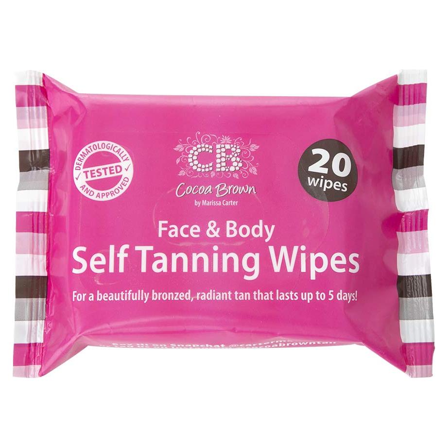 Toallitas Autobronceadoras Cocoa Brown - 20 Toallitas para Cara y Cuerpo