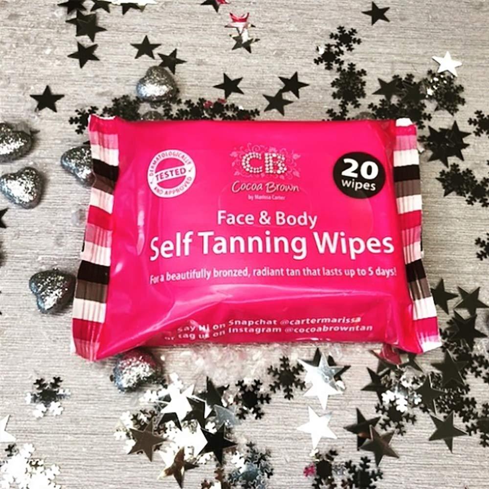 Toallitas Autobronceadoras Cocoa Brown - 20 Toallitas para Cara y Cuerpo