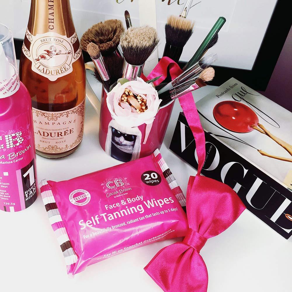 Toallitas Autobronceadoras Cocoa Brown - 20 Toallitas para Cara y Cuerpo