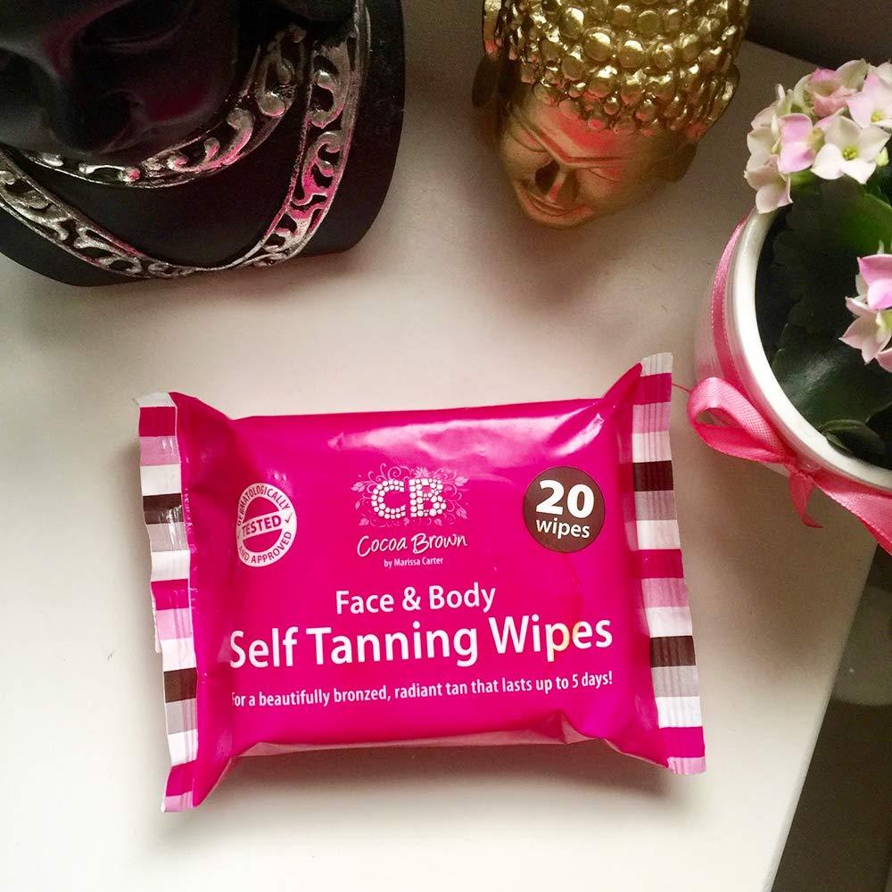 Toallitas Autobronceadoras Cocoa Brown - 20 Toallitas para Cara y Cuerpo