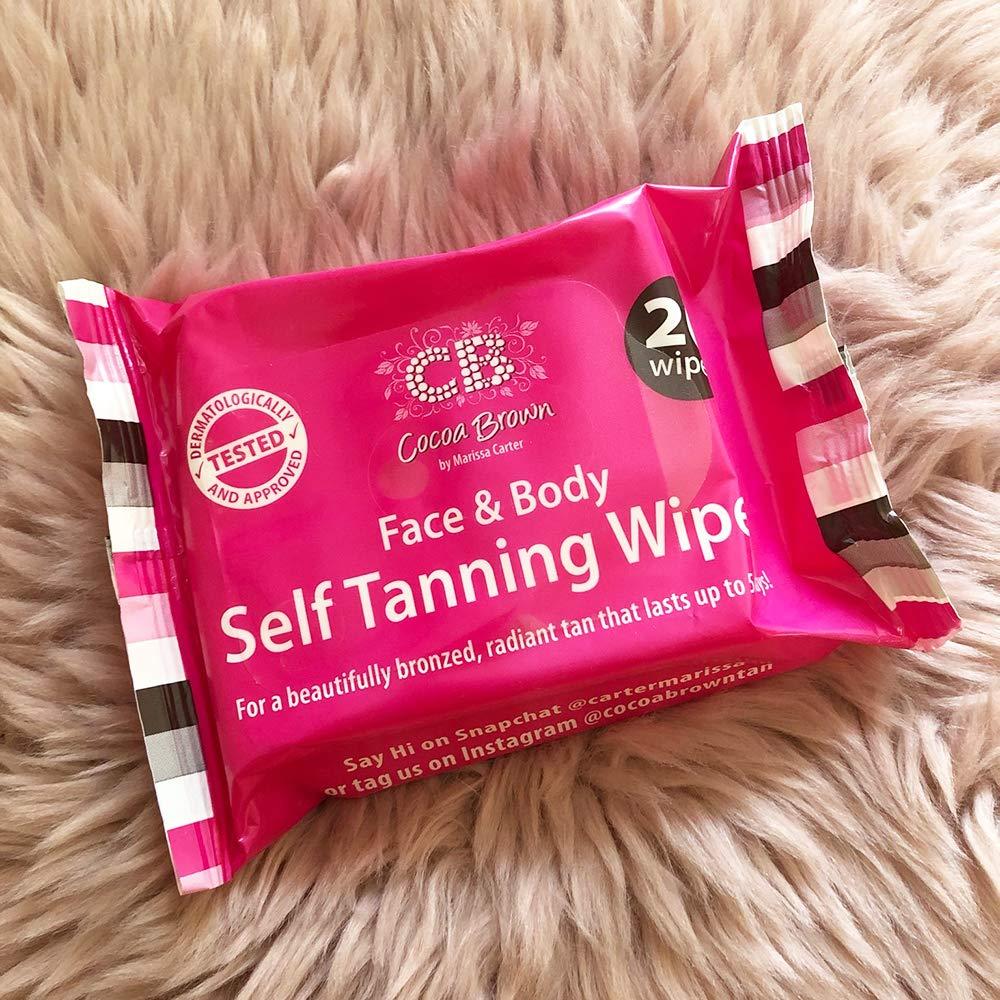 Toallitas Autobronceadoras Cocoa Brown - 20 Toallitas para Cara y Cuerpo
