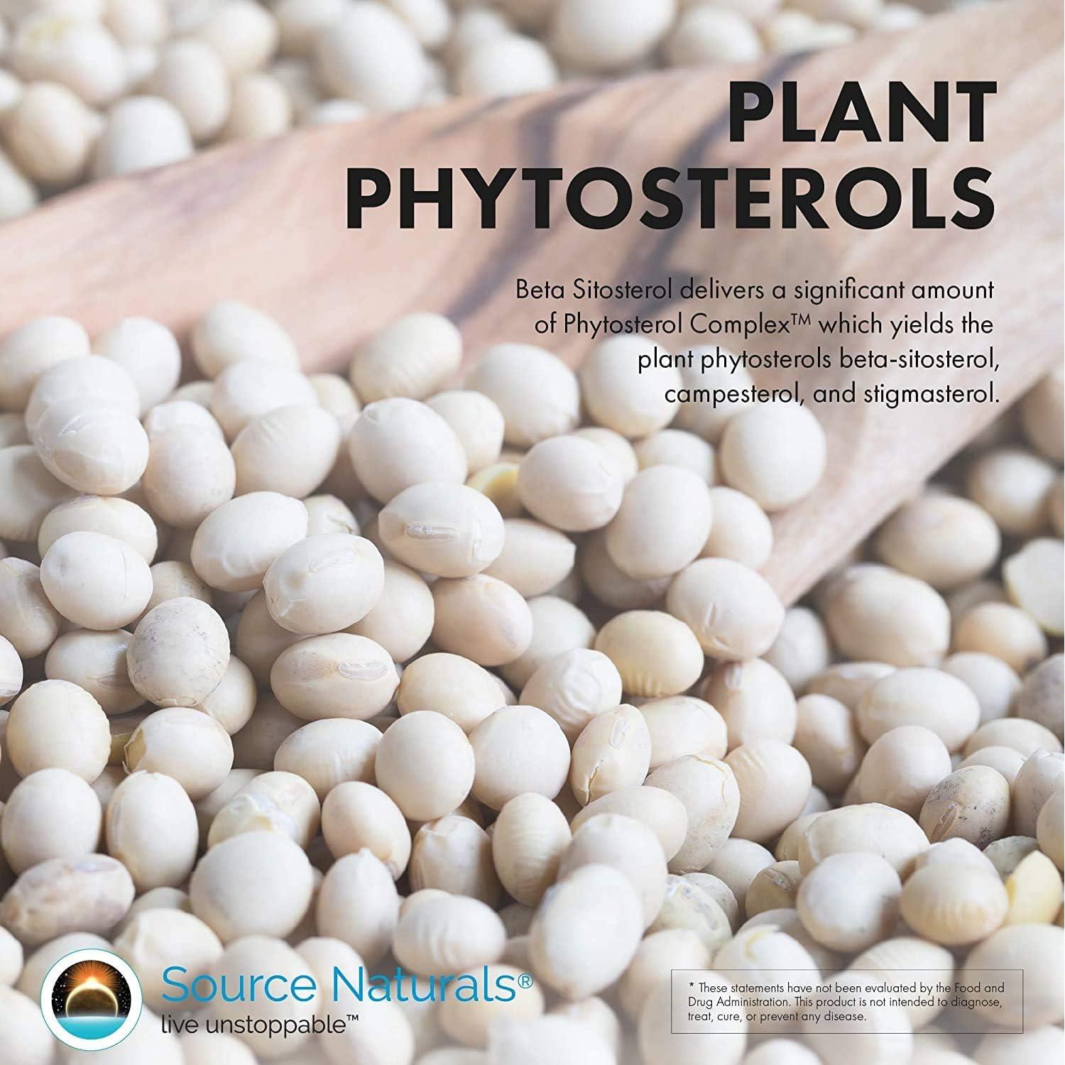 Beta Sitosterol Source Naturals 375mg - 240 Tabletas Vegetarianas