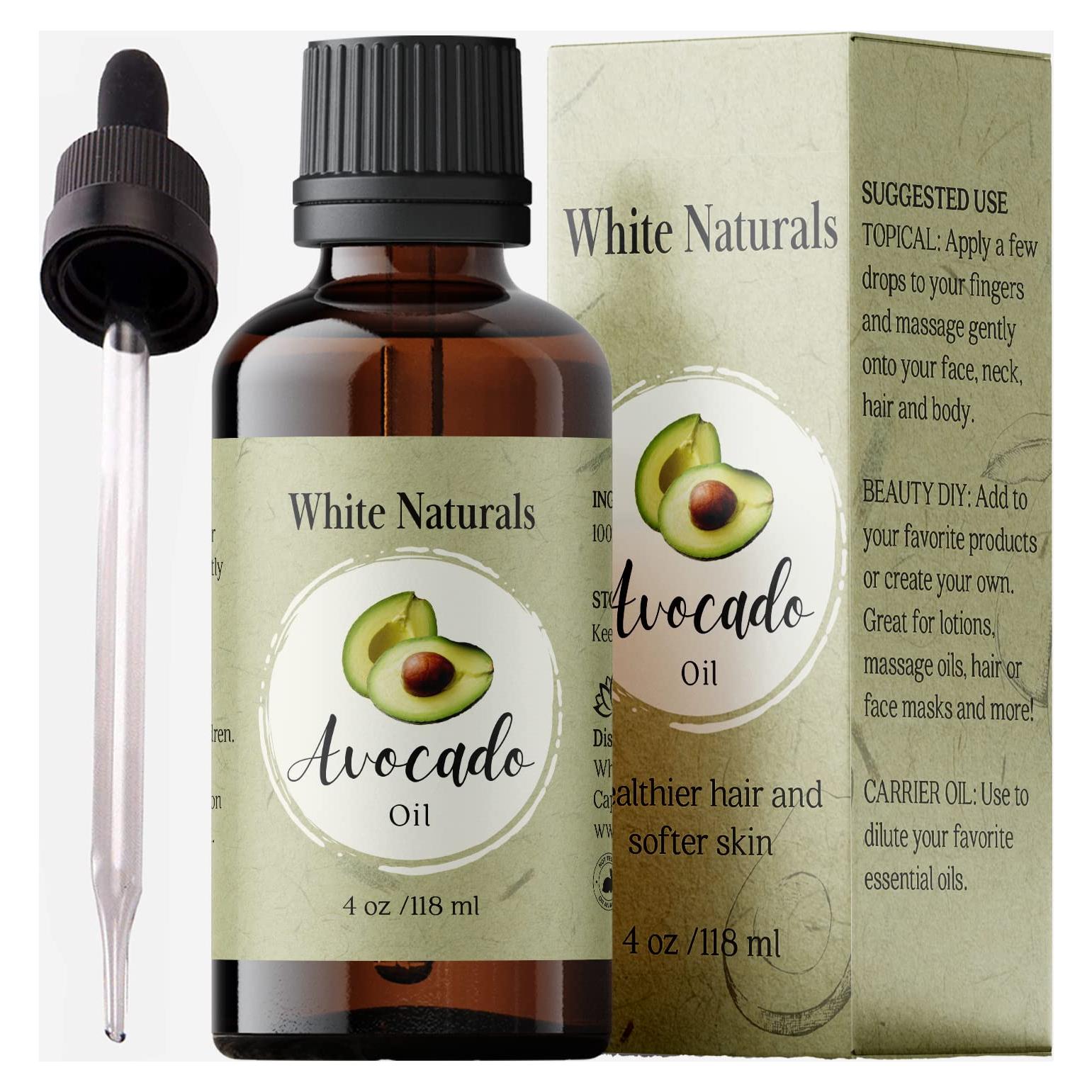 Aceite de Aguacate Orgánico Virgen 118ml - White Naturals