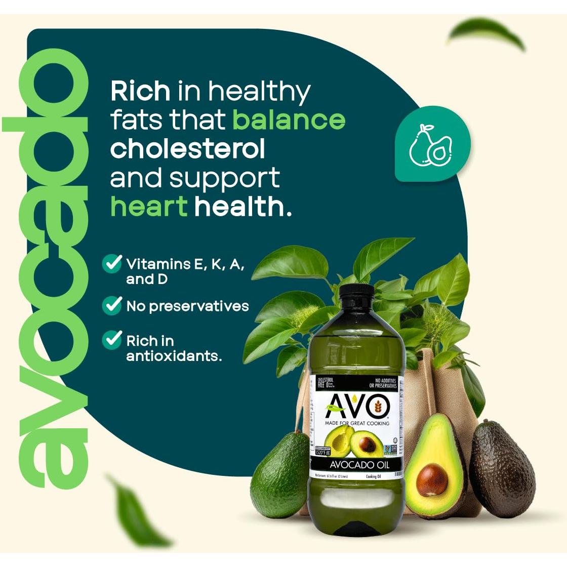 Aceite de Aguacate AVO No OGM 2000 ml Sin Conservantes