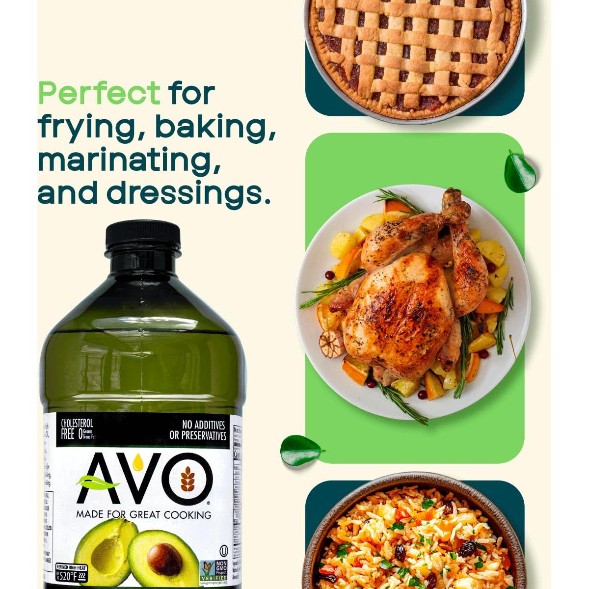 Aceite de Aguacate AVO No OGM 2000 ml Sin Conservantes