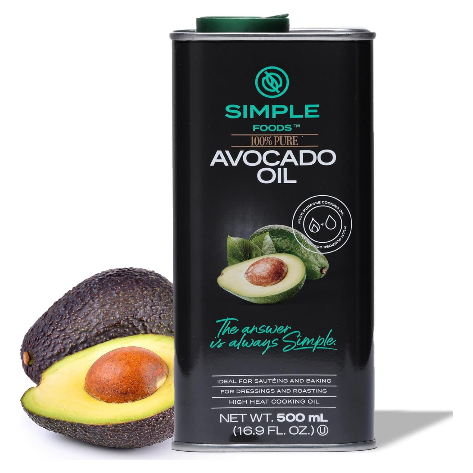 Aceite de Aguacate Simple Foods 100% Puro 478.3 ml