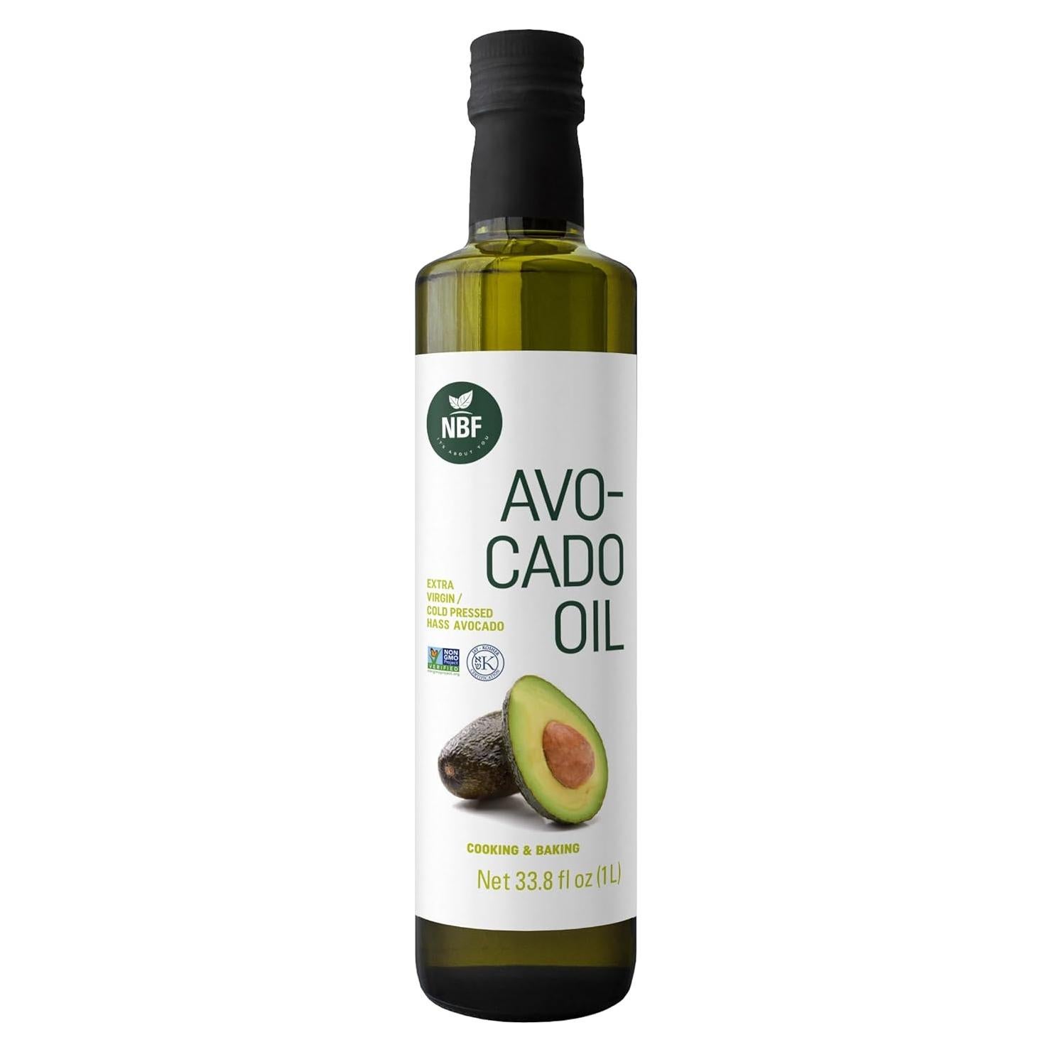 Aceite de Aguacate Extra Virgen NBF 1000 ml Prensado en Frío