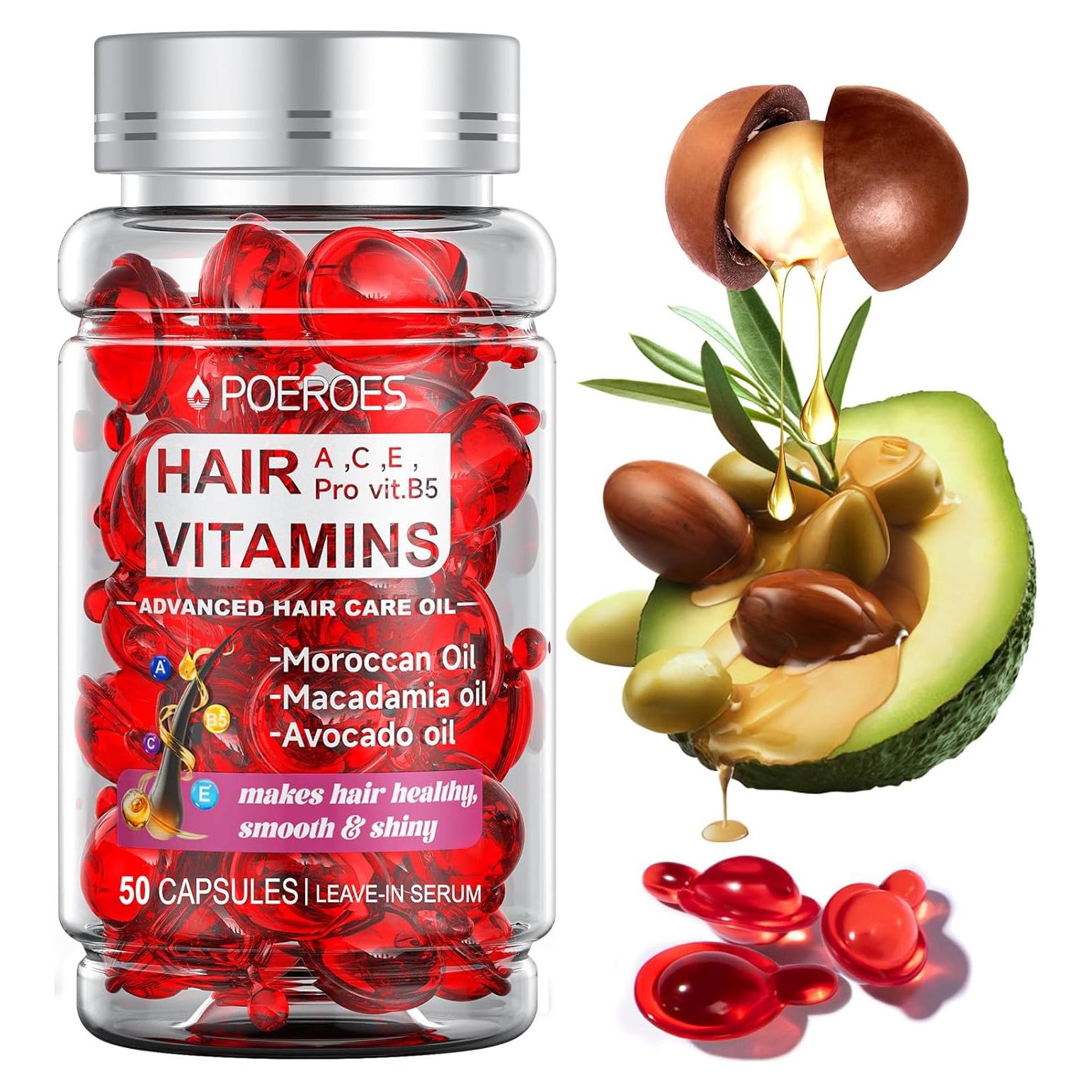 Suero Nutritivo para Cabello POEROES 50 Cápsulas Sin Frizz