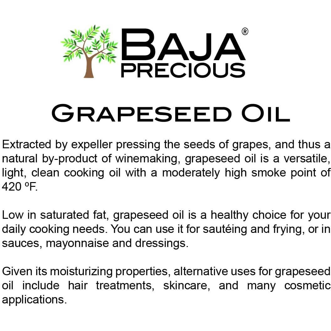 Aceite de Semilla de Uva Baja Precious 3.79L Prensado en Frío