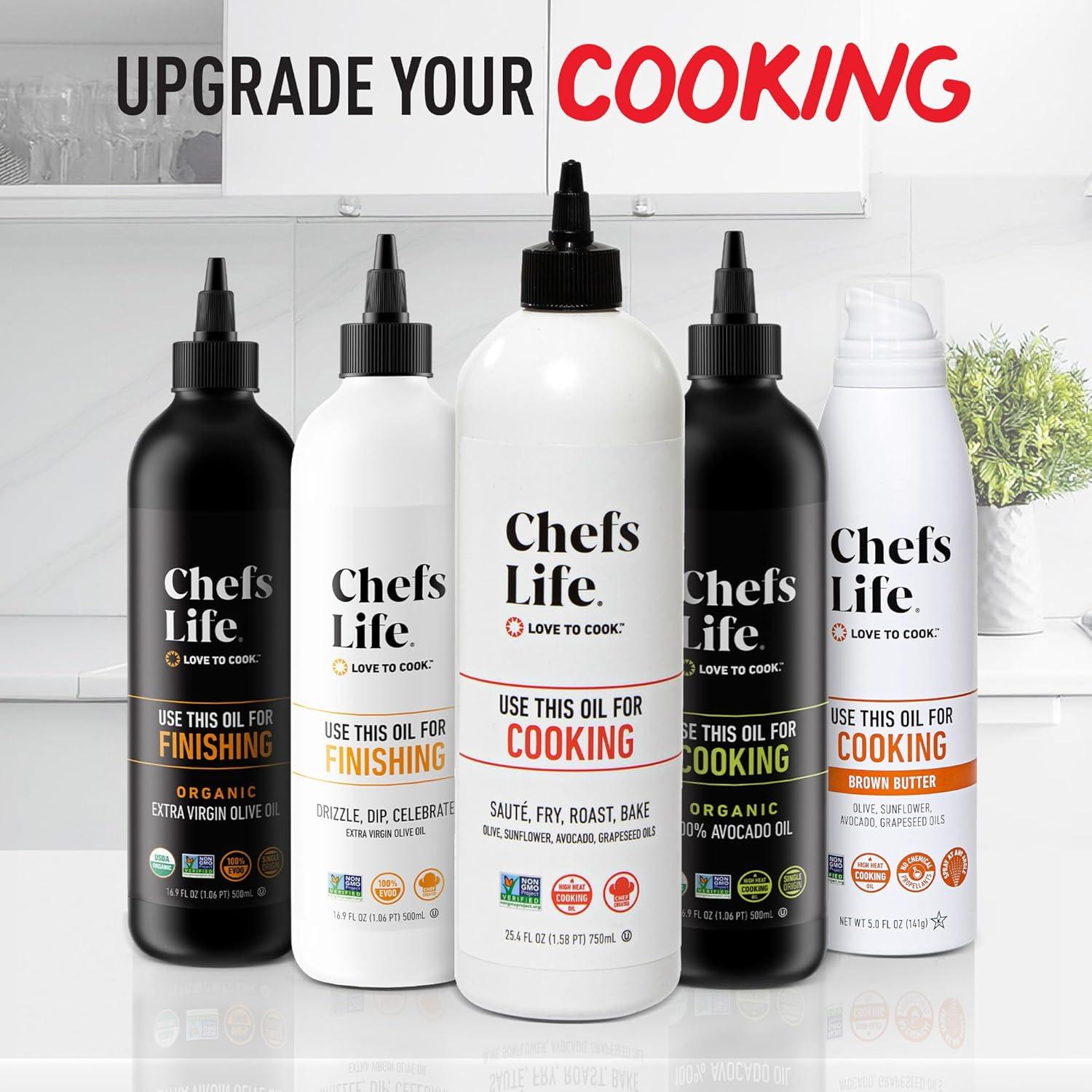 Aceite de Aguacate Orgánico Chefs Life 500ml - 100% Puro