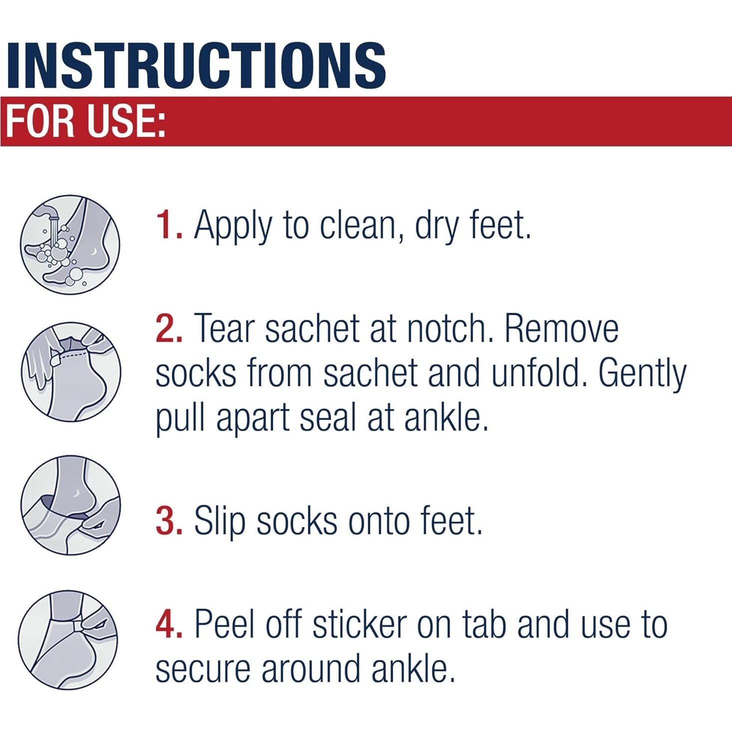 Mascarillas Hidratantes para Pies Aquaphor - 6 Unidades