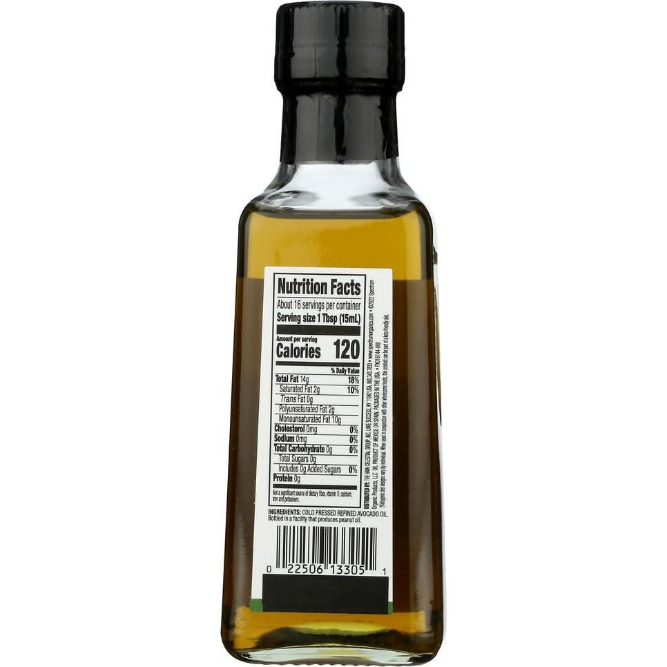 Aceite de Aguacate Spectrum Naturals Refinado 226.8 g