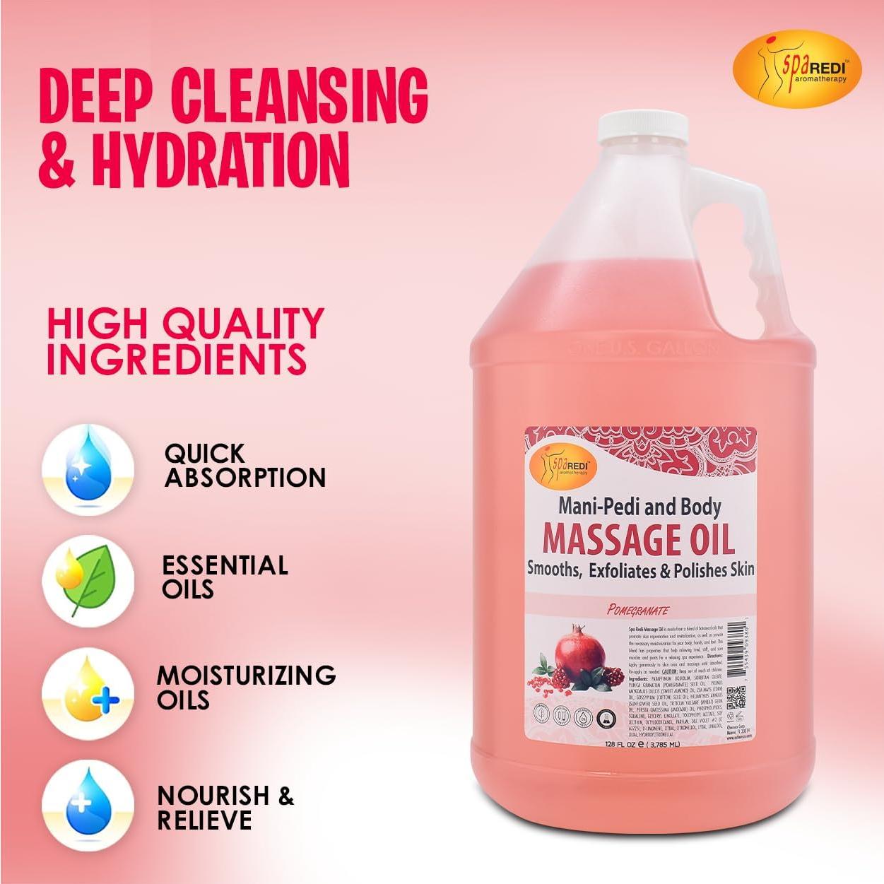 Aceite de Masaje SPA REDI Granada 3.78L - Terapia Relajante