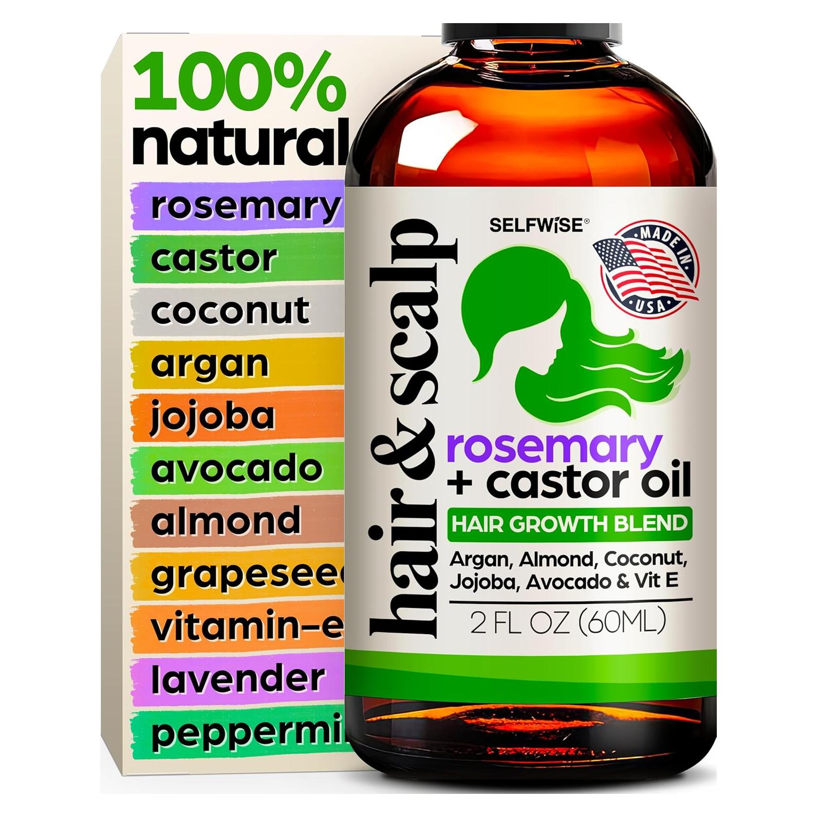 Aceite de Romero Orgánico 59ml - Crecimiento Cabello Hombres y Mujeres