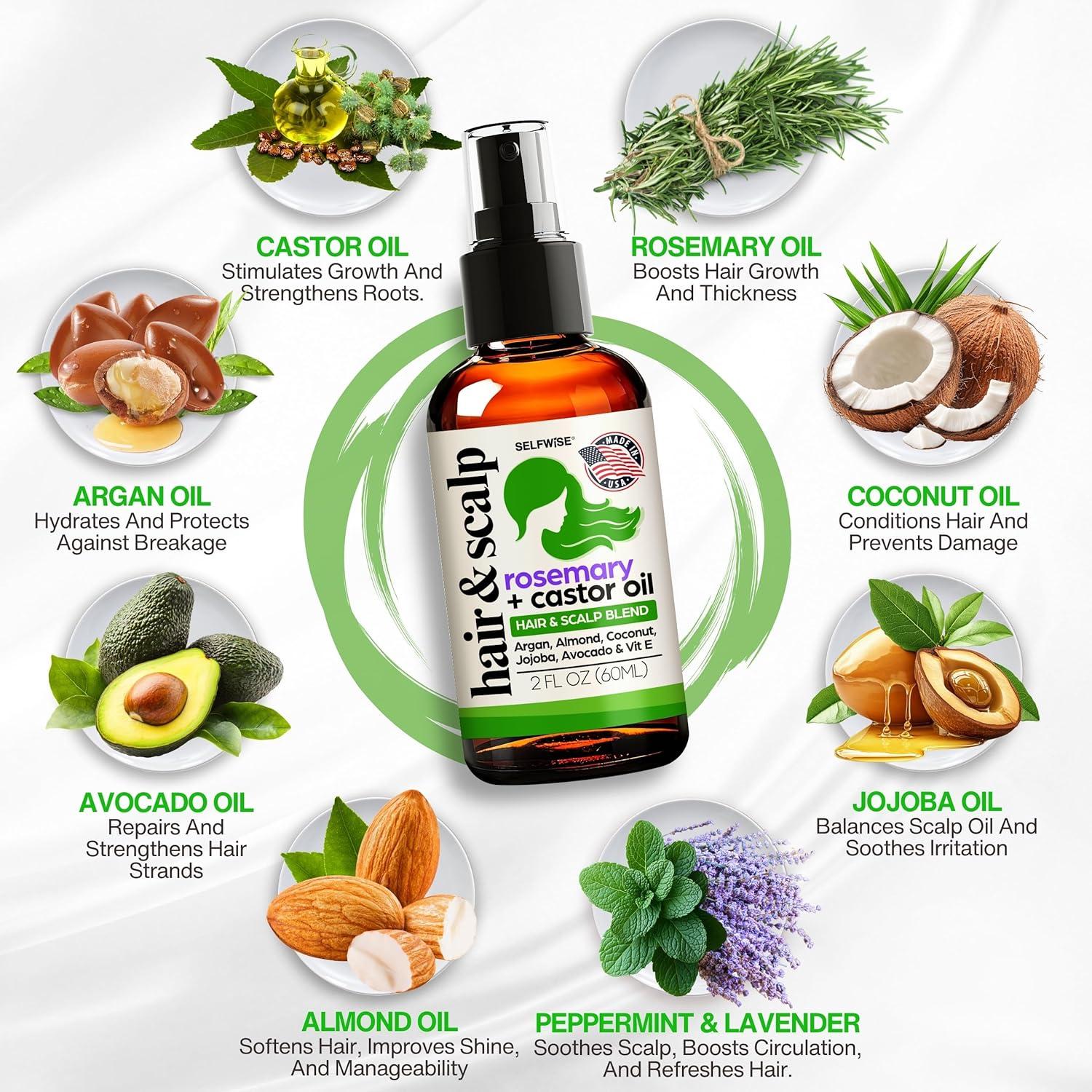 Aceite de Romero Orgánico 59ml - Crecimiento Cabello Hombres y Mujeres