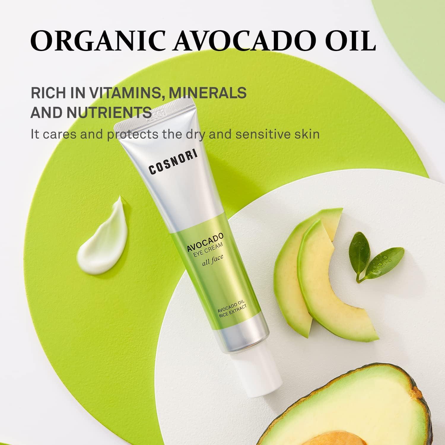 Crema para Ojos Cosnori con Aguacate Orgánico 28.5 g