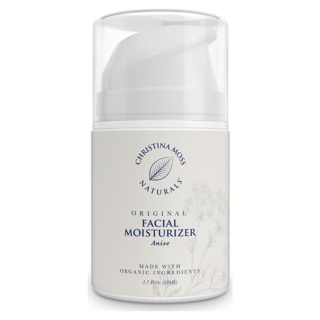 Hidratante Facial Christina Moss Naturals 56.7g Sin Químicos