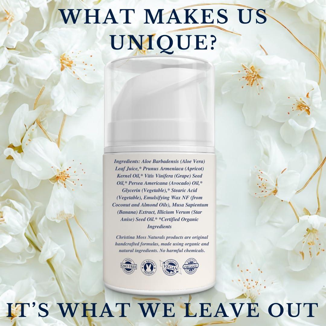 Hidratante Facial Christina Moss Naturals 56.7g Sin Químicos