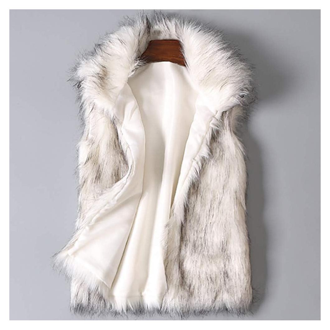 LCMTWX Womens Winter Outerwear Faux Fur Long Jacket Faux Sleeve Short Warm Women's Coat Long Sleeve Pockets Shaggy Purple