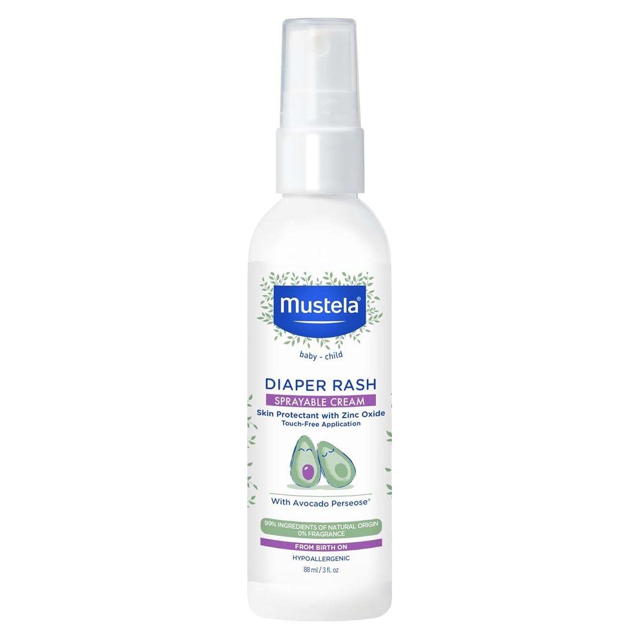 Crema en Spray Mustela Baby 89 ml - Protector Erupciones Pañal
