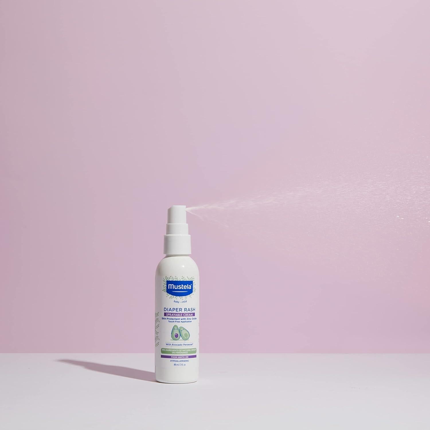 Crema en Spray Mustela Baby 89 ml - Protector Erupciones Pañal