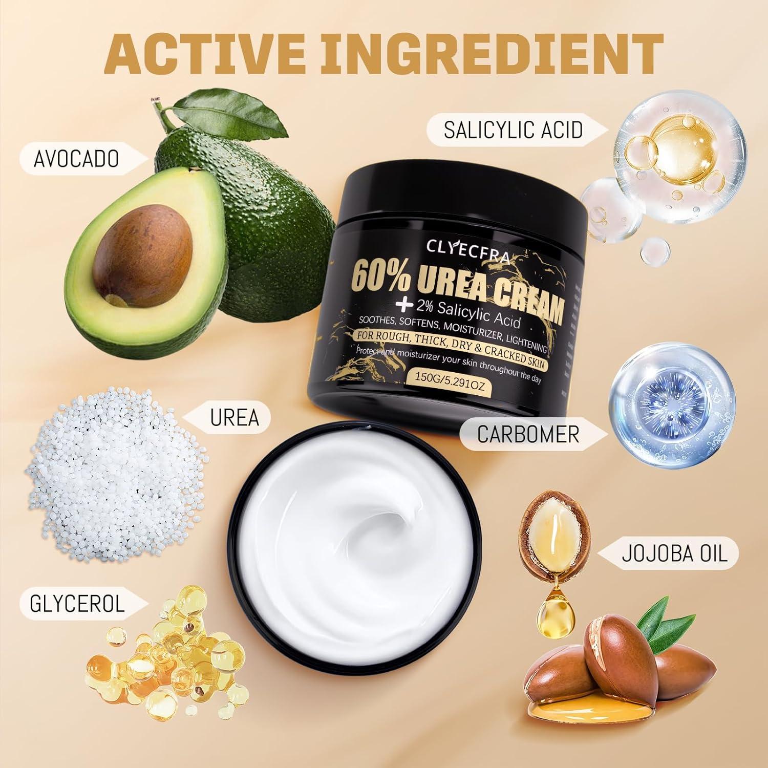 Crema de Urea 60% Clyecfra para Pies y Manos 150g