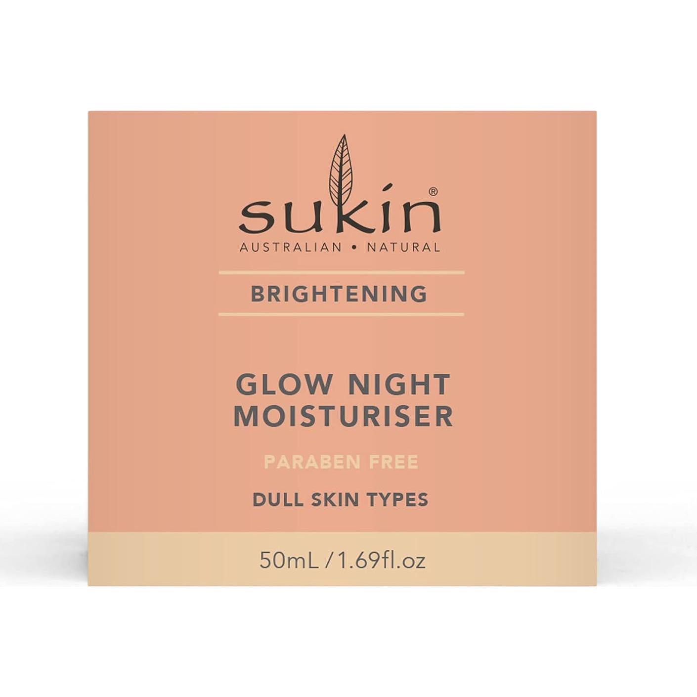 Hidratante Nocturno Sukin con Ciruela Kakadu y Vitamina E 48g