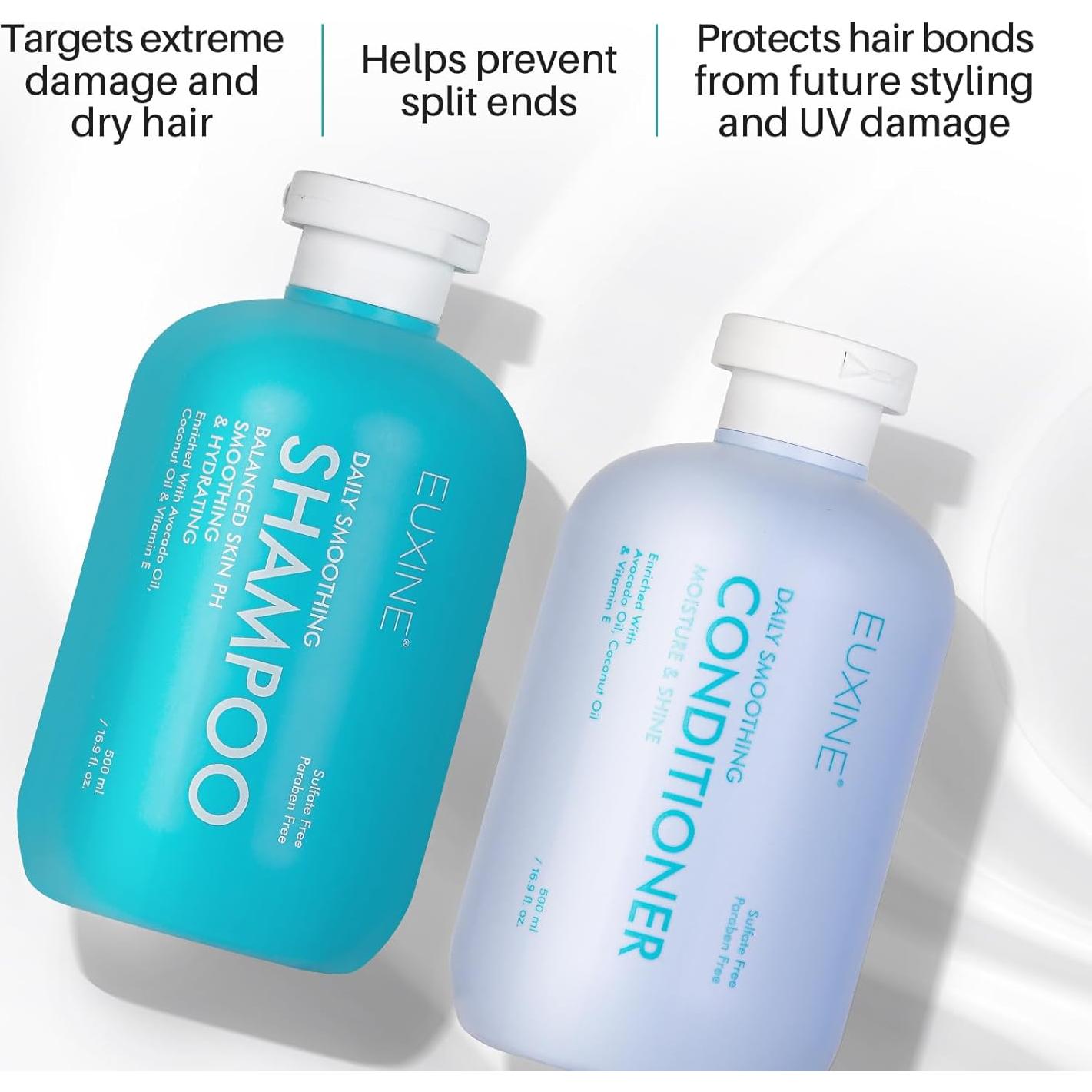 Champú y Acondicionador Hidratante NUSPA Sin Sulfatos 600g