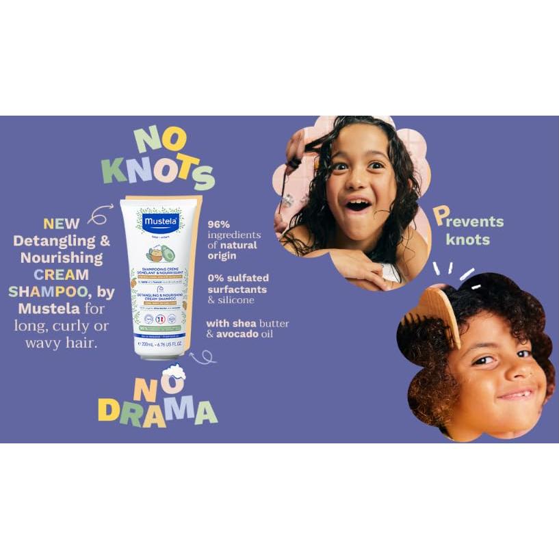 Champú Desenredante Mustela 200 ml - Manteca de Karité y Aguacate