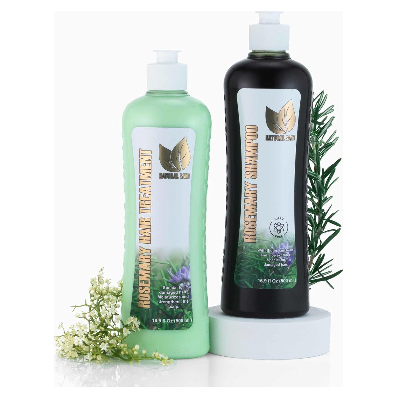 Conjunto Champú y Acondicionador Naturalsant 473 ml - Hidratación y Crecimiento Cabello