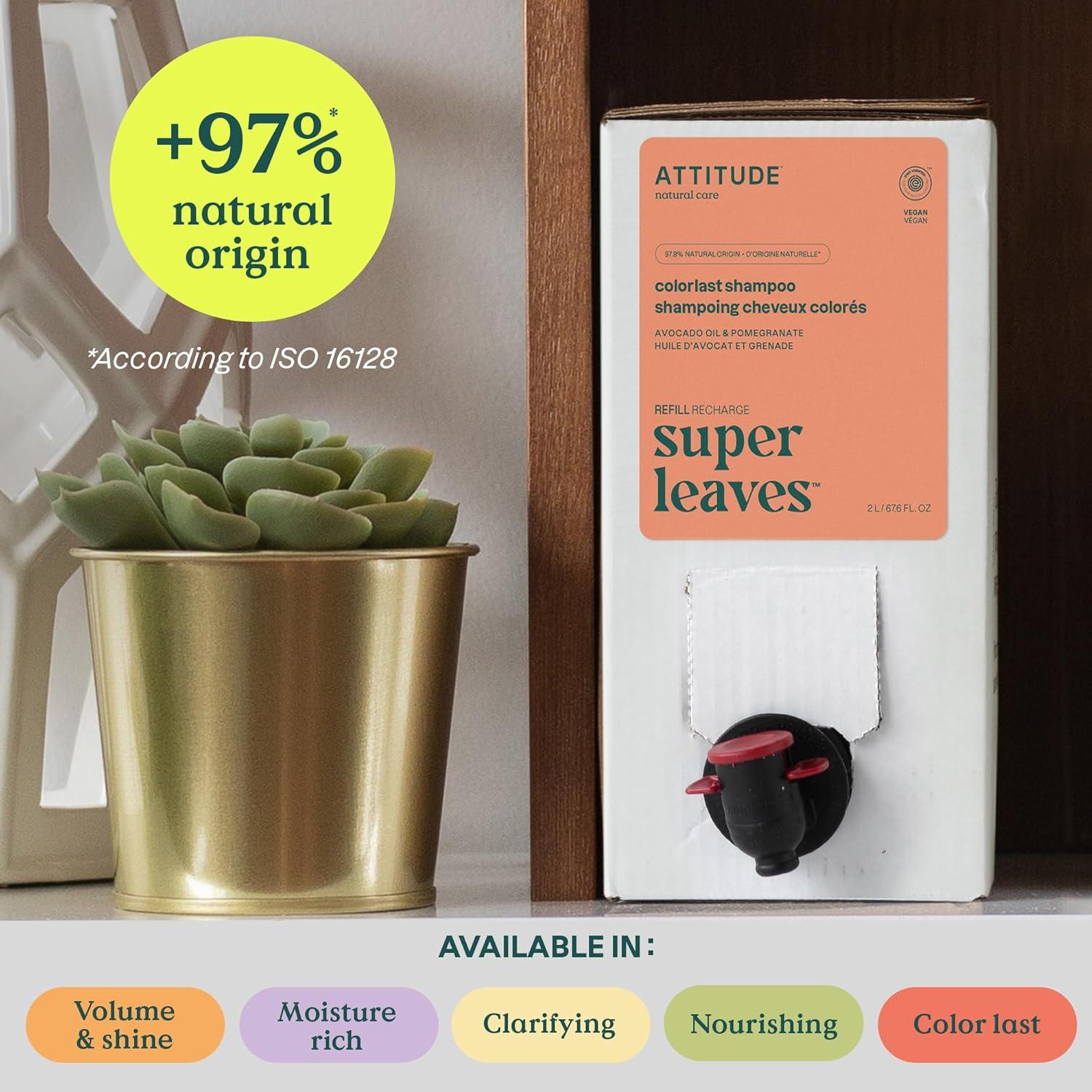 Champú Colorlast ATTITUDE 1995 ml Vegano para Cabello Tratado