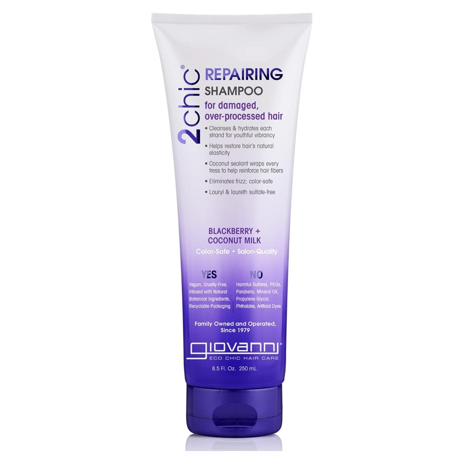 Champú Ultra-Reparador GIOVANNI 2chic 240g - Cabello Dañado