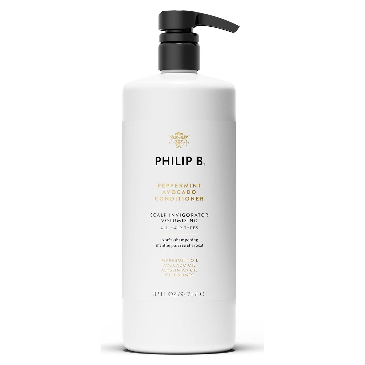 Acondicionador PHILIP B Menta y Aguacate 947 ml - Volumen y Revitalización
