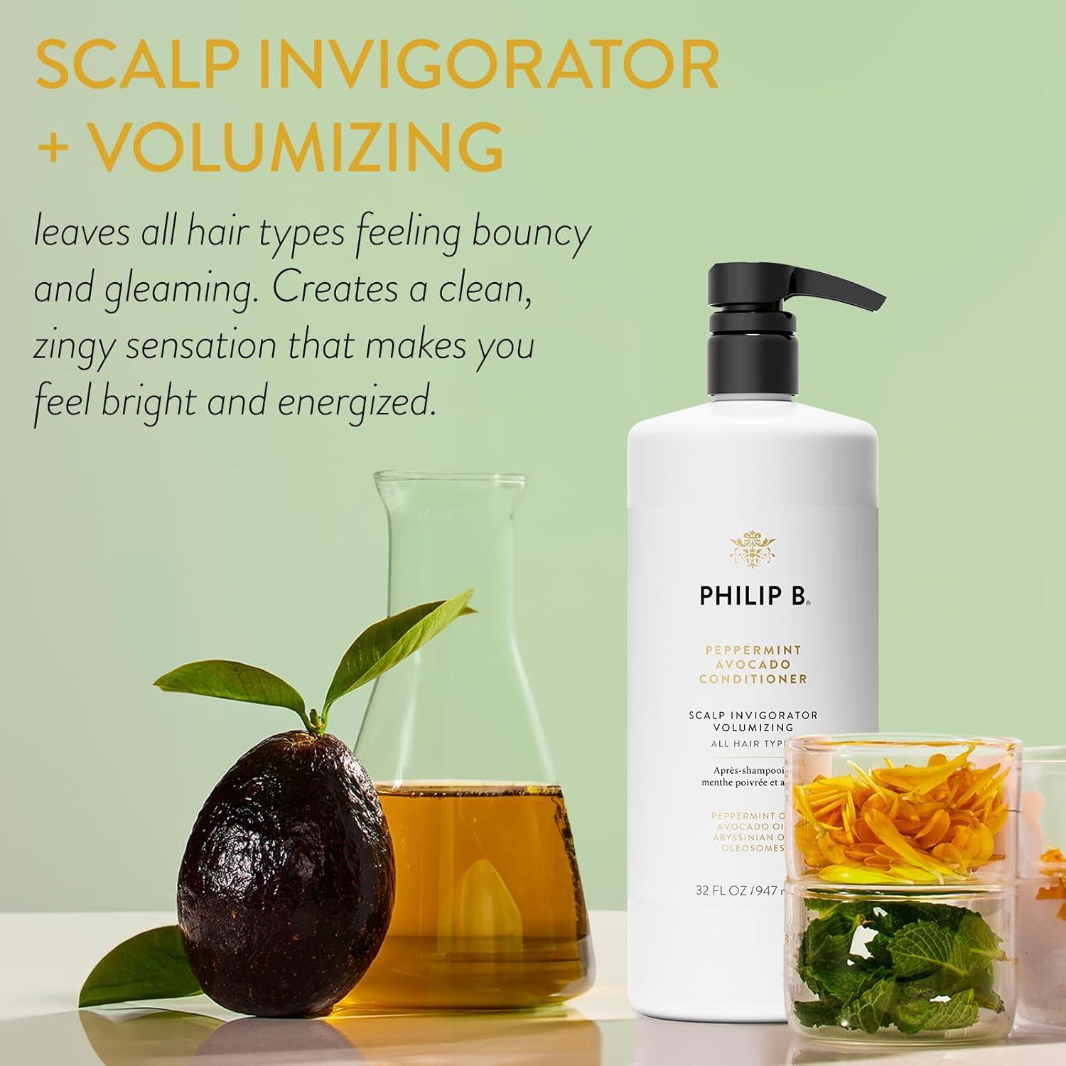 Acondicionador PHILIP B Menta y Aguacate 947 ml - Volumen y Revitalización