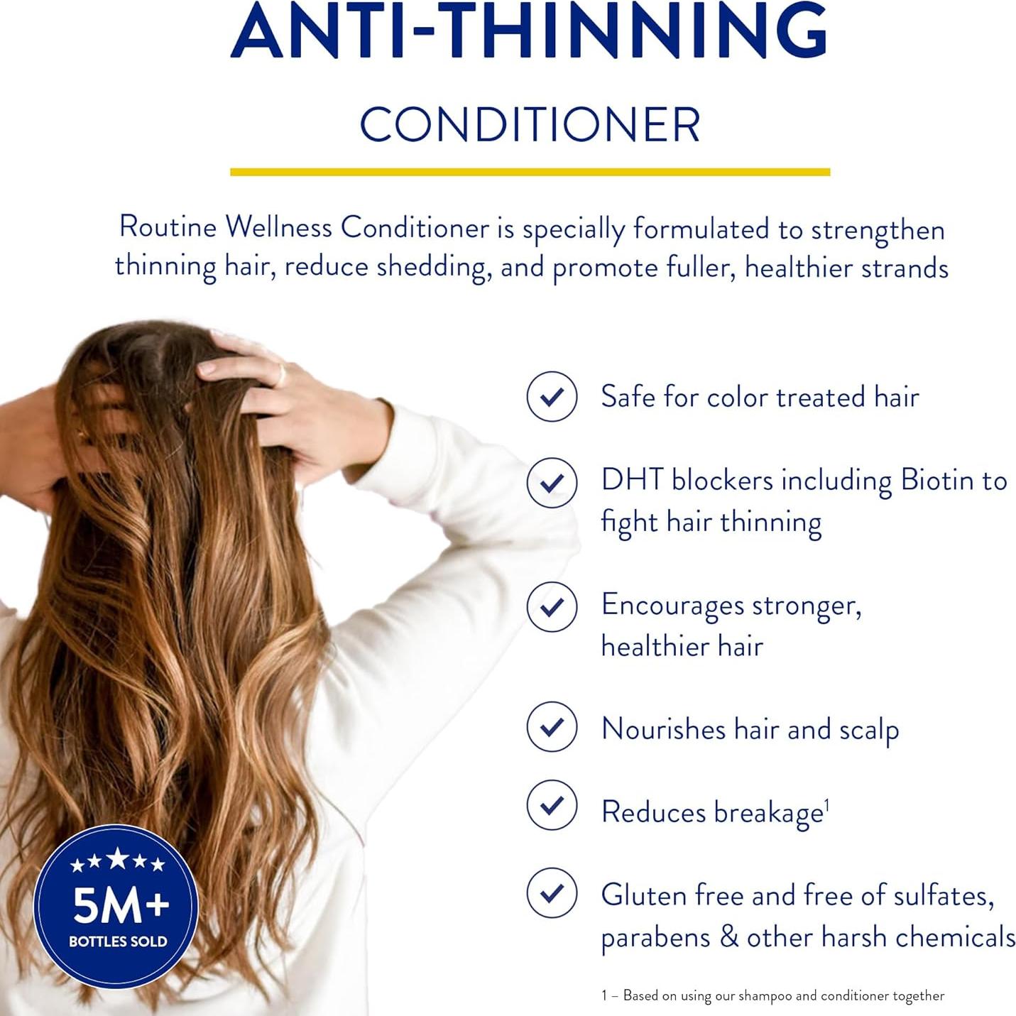 Acondicionador Profundo Routine Wellness 396g - Anticaída Cabello