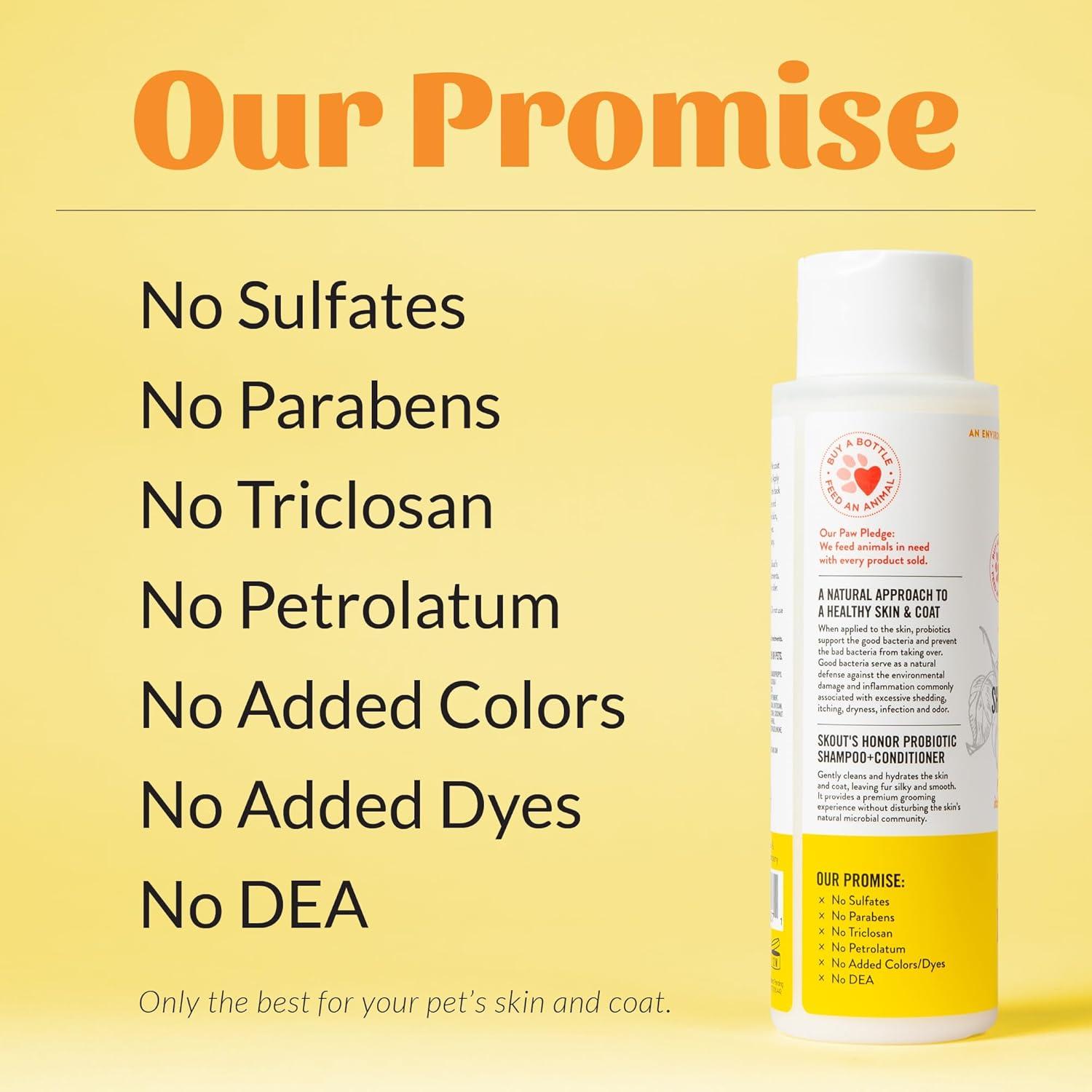 Champú y Acondicionador Probiotico para Gatos Skout's Honor 453g