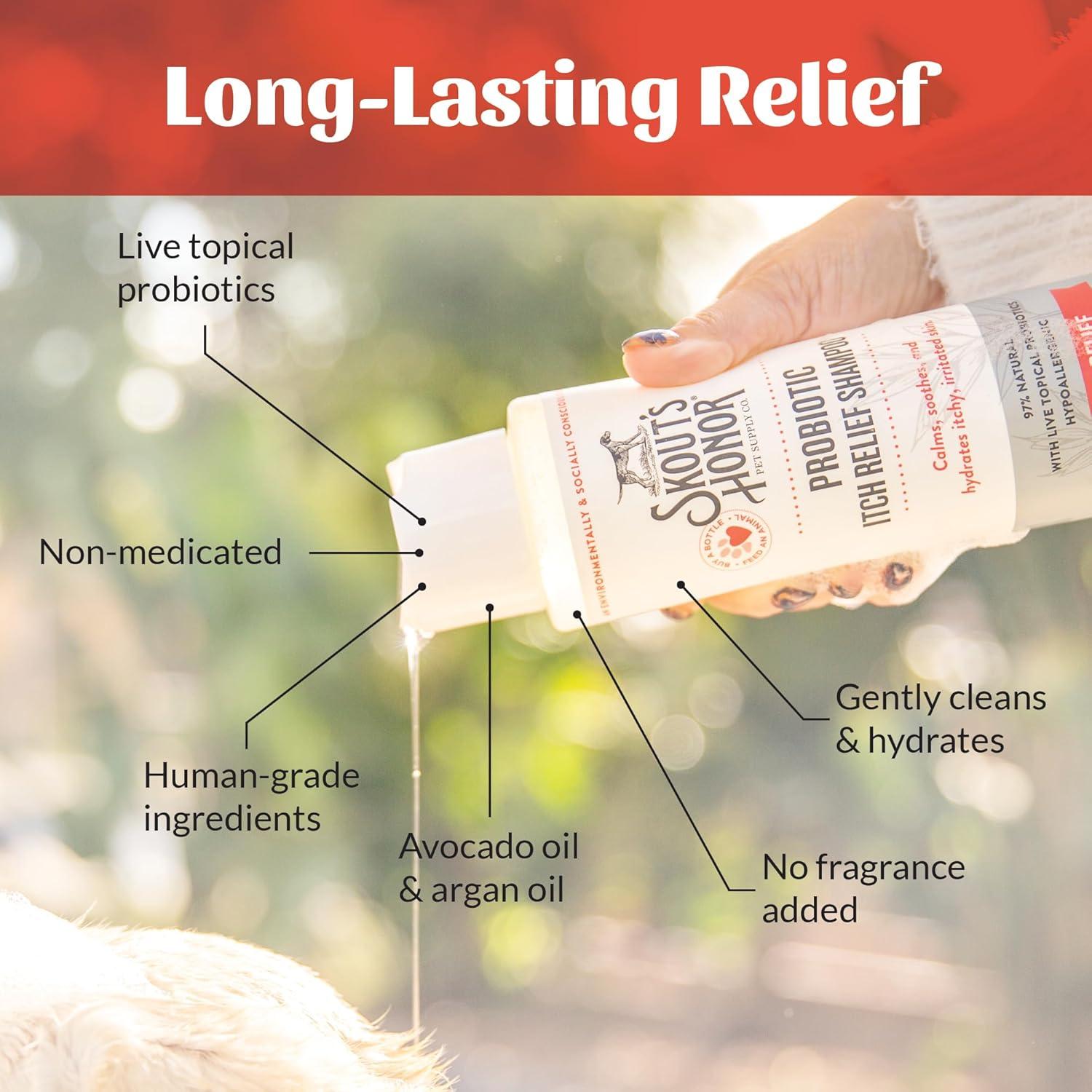 Champú para Mascotas Skout's Honor Alivio Picor 473 ml