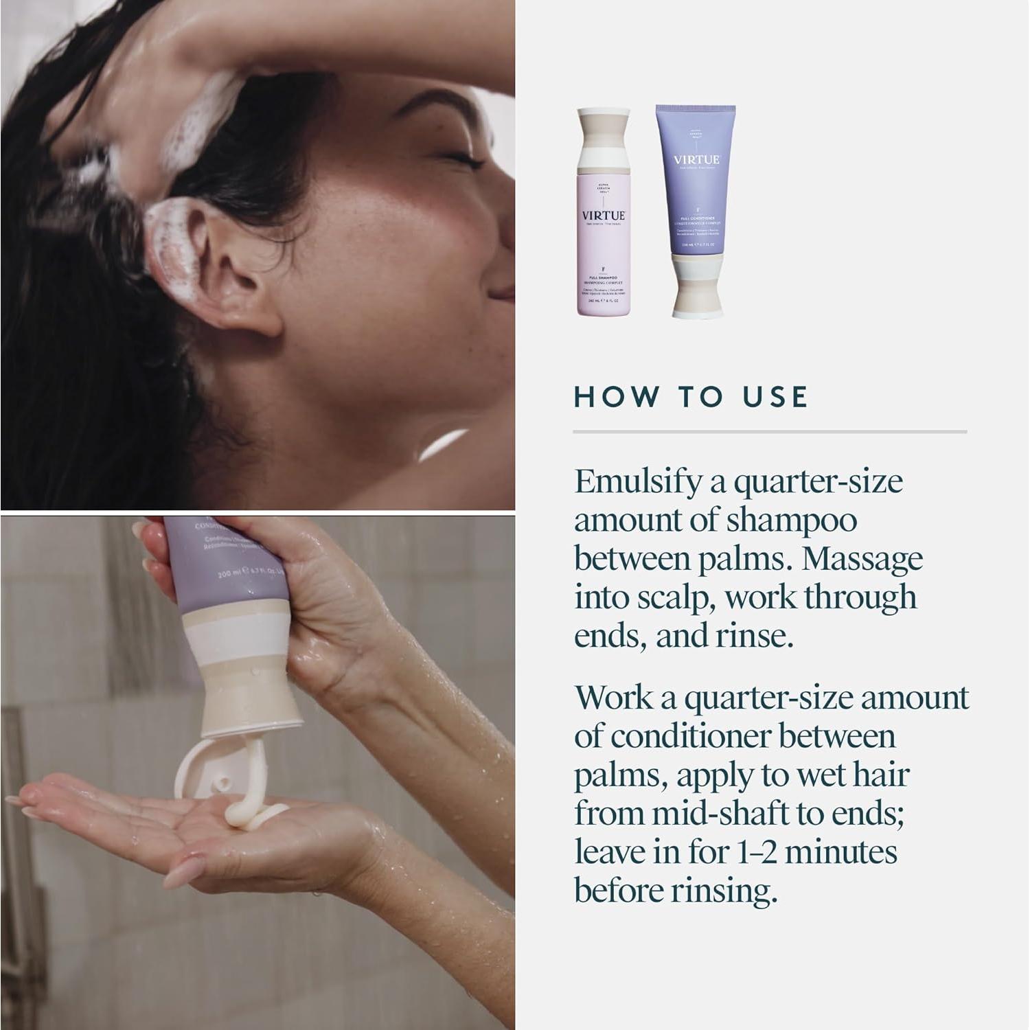Conjunto Champú y Acondicionador Voluminizador Virtue 300ml