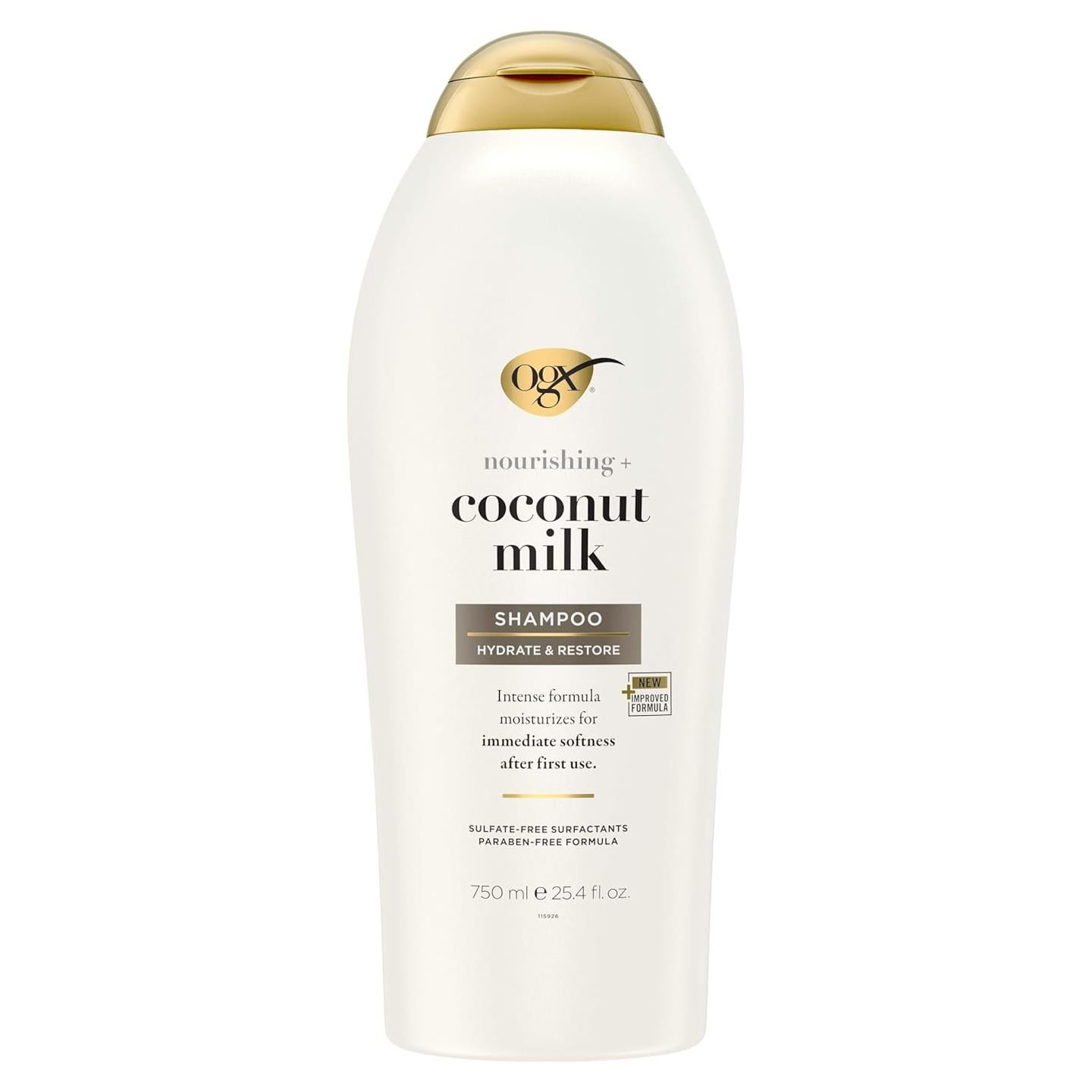 Champú OGX Nutritivo + Leche de Coco 750 ml Hidratante