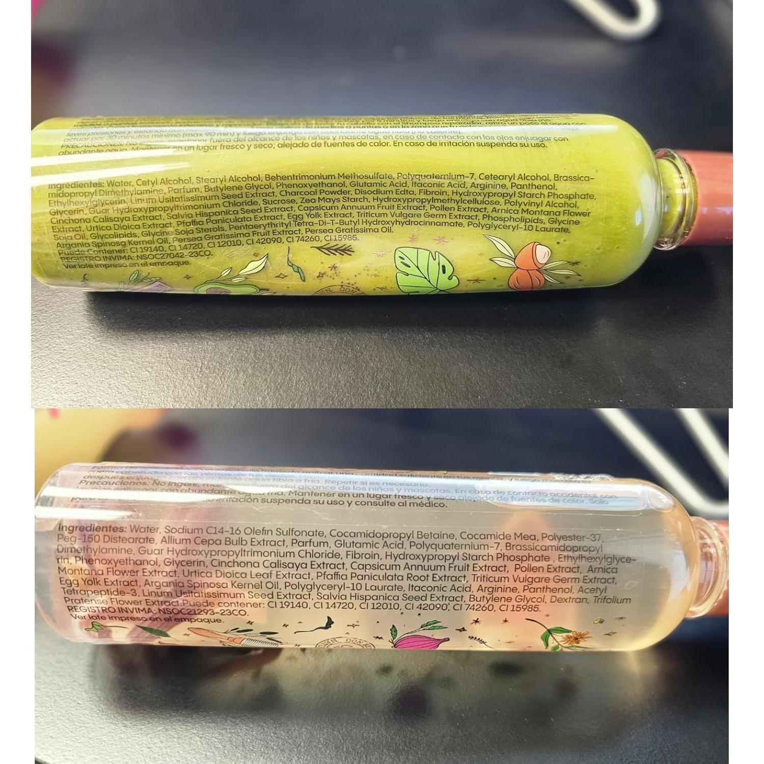 Kit Ultra Reparador Shampoo y Tratamiento Ritual Botánico 500ml