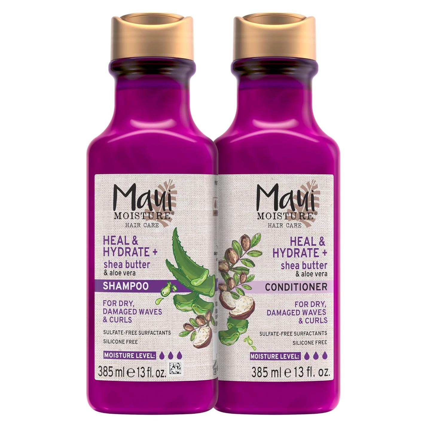 Champú y Acondicionador Maui Moisture 384 ml Hidratante Rizos