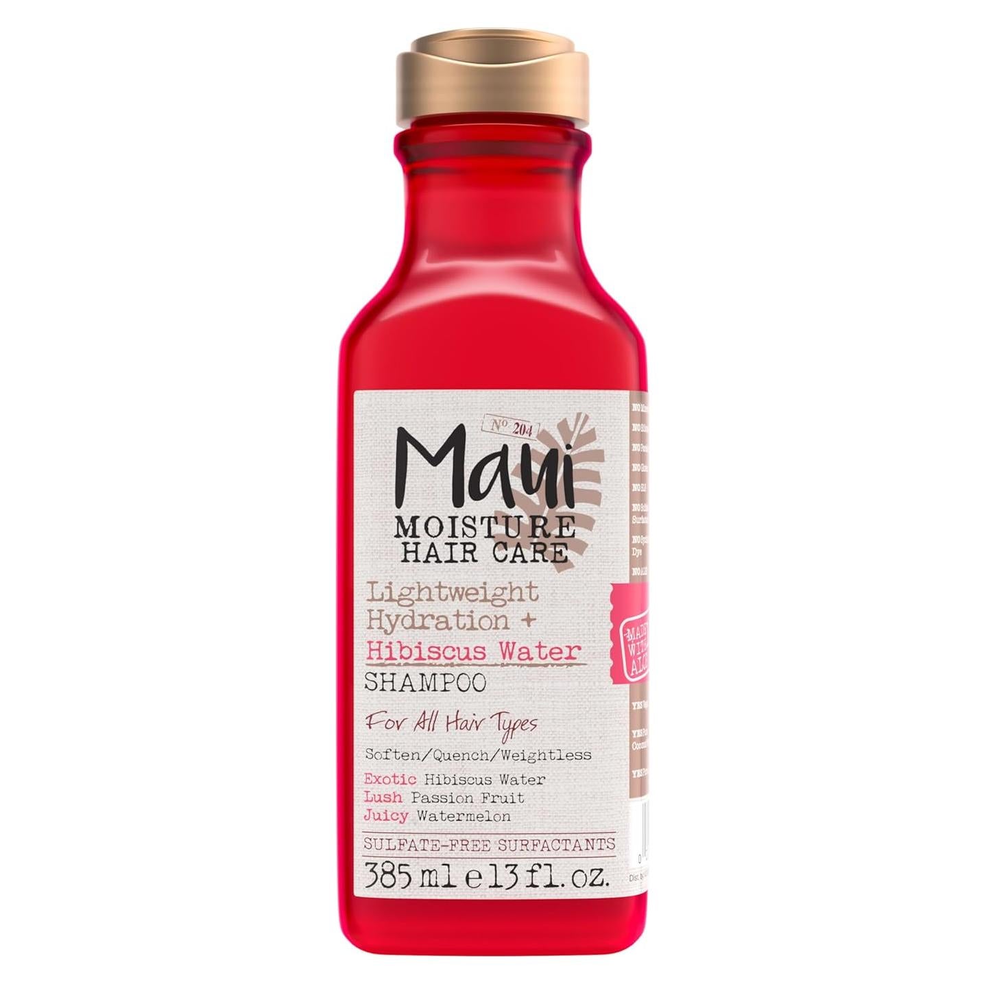 Champú Hidratación Ligera Maui 385 ml con Aloe Vera y Hibisco