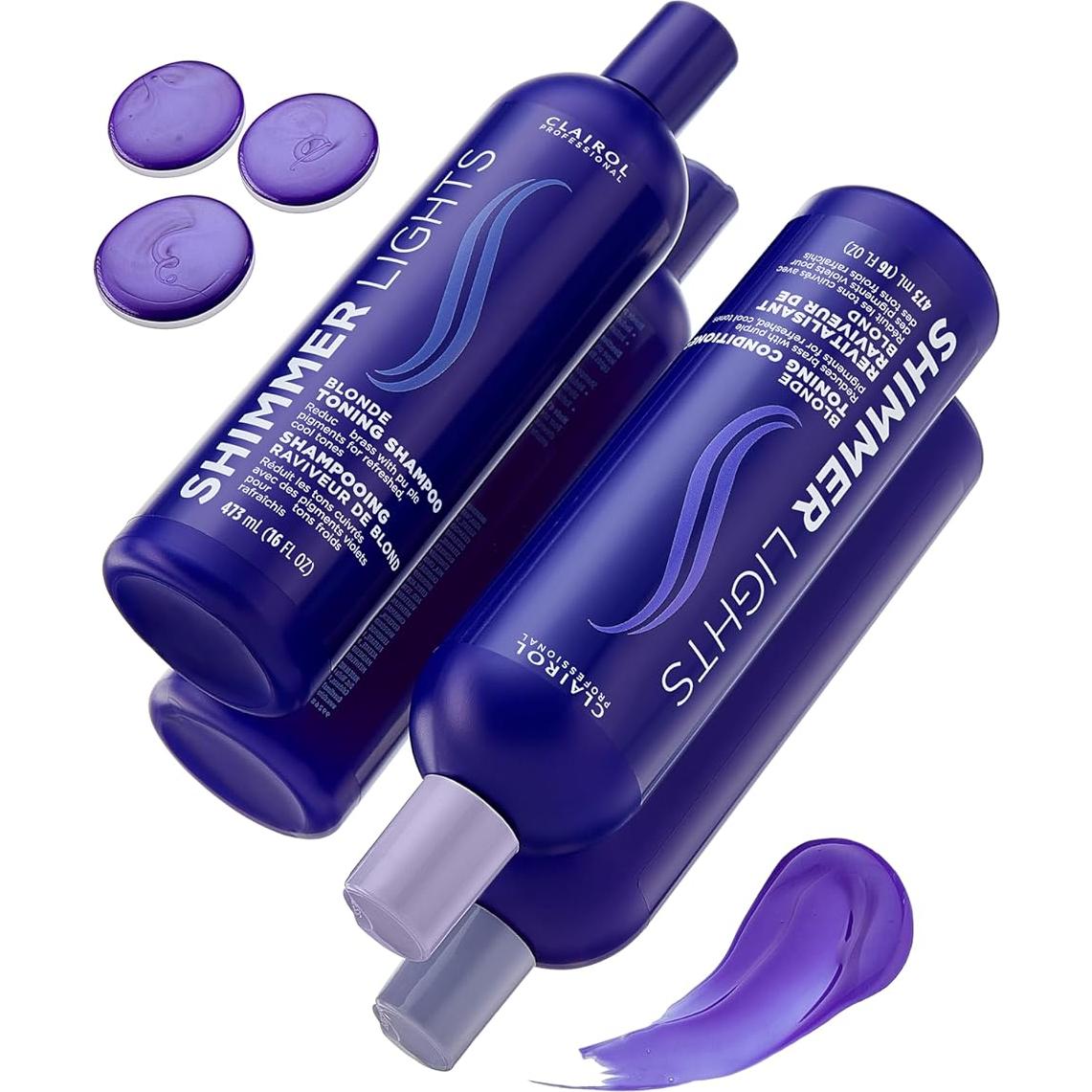 Champú Morado Clairol Professional Shimmer Lights 59ml