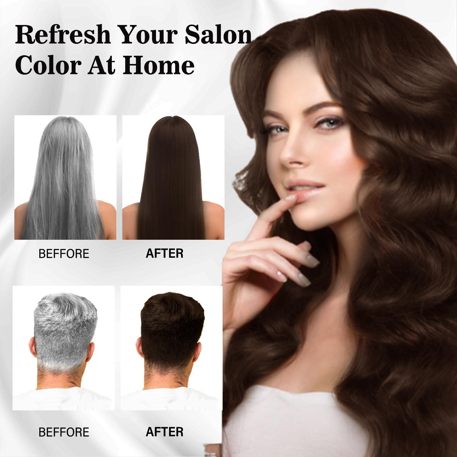 Champú Vegano para Teñir Cabello Joyful Young 400ml - Marrón Oscuro