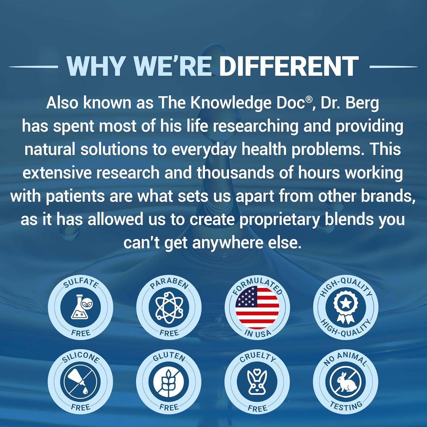 Champú de Biotina Dr. Berg 236 ml - Fórmula Mejorada para Cabello