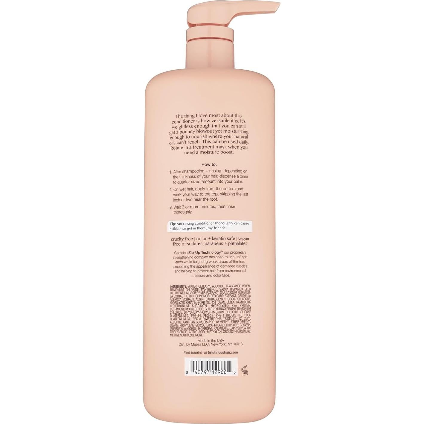 Acondicionador Kristin Ess Hair The One 1L - Hidrata y Suaviza